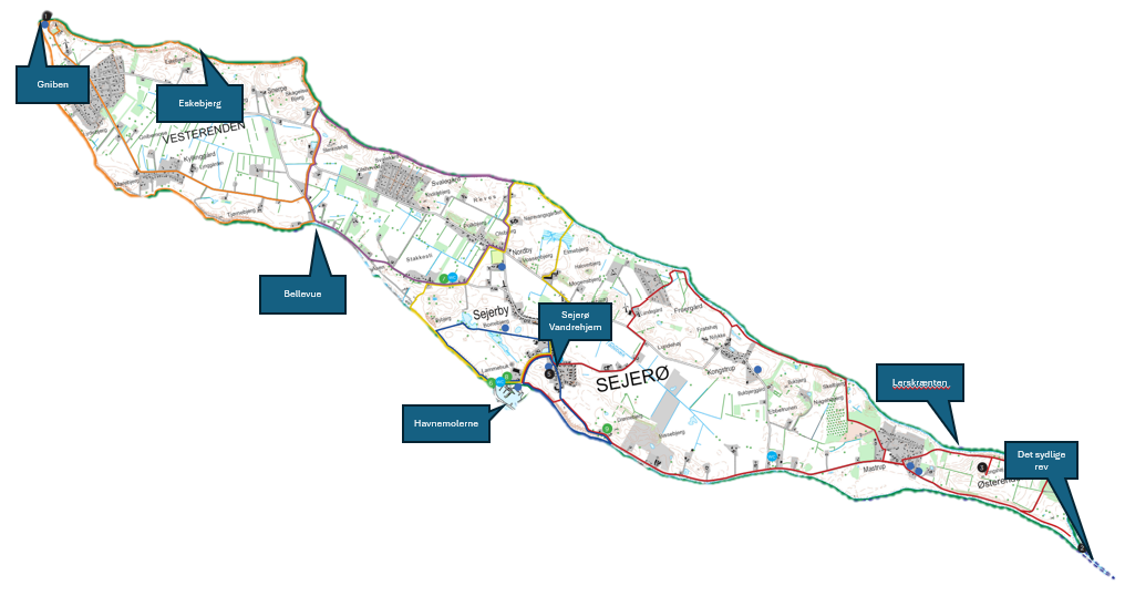 Sejerø Vandrehjem - fiskepladser